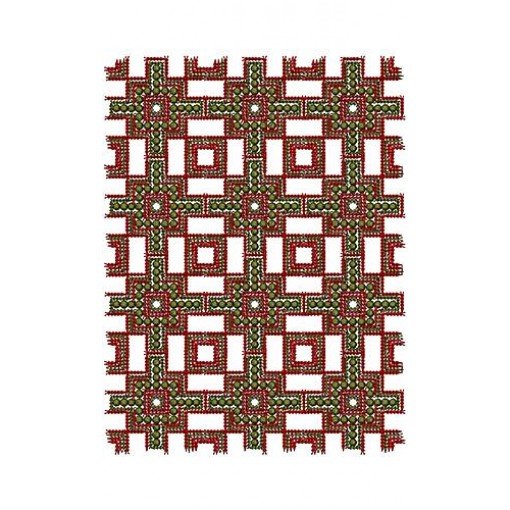 Vintage Crafts Border Embroidery Design 17060