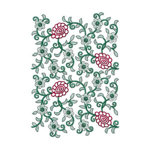 Bailey Border Embroidery Design 17061