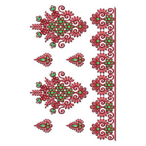 Embroidery Border Designs For Sarees 17070