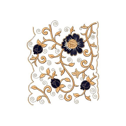 Jamnagar Bandhani Embroidery Design 17234