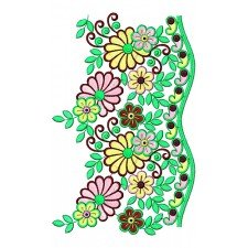 Water Soluble Crochet Border Embroidery Design 17239