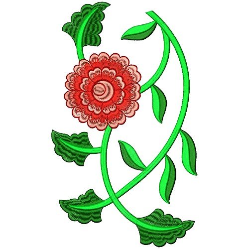 Leaf Border Embroidery Design