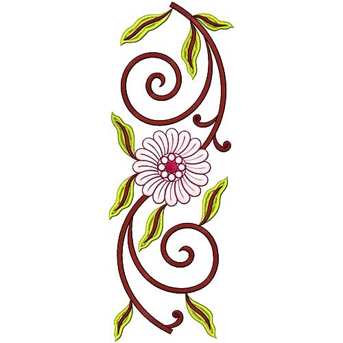 Turkey Muslim Abaya Embroidery Border Design