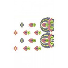 Ballroom Dress Border Embroidery Design