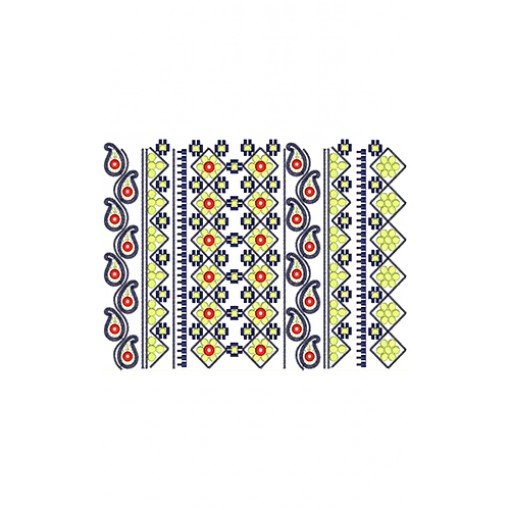 Swing Kimono Dress Embroidery Design