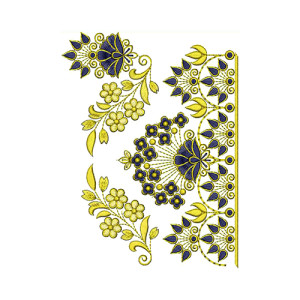 Party Table Cloth Embroidery Border Design