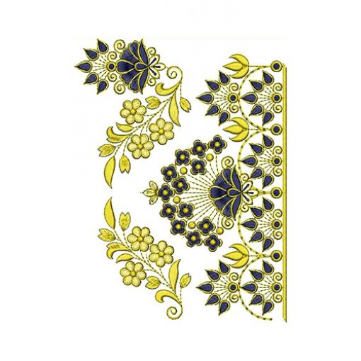 Party Table Cloth Embroidery Border Design