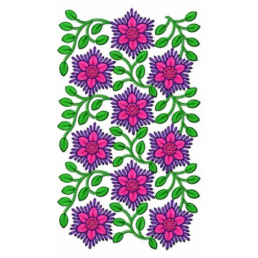 Baby Princess Skirt Embroidery Design