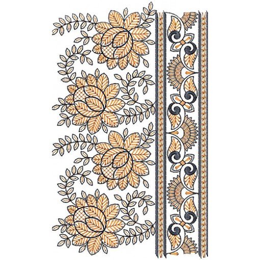 Beatifull Lace Border Embroidery Design
