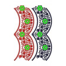 Caftan Noir Bigborder Embroidery Design