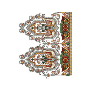 Latest Saree Border Embroidery Design
