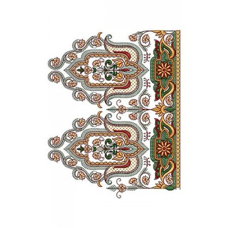 Latest Saree Border Embroidery Design
