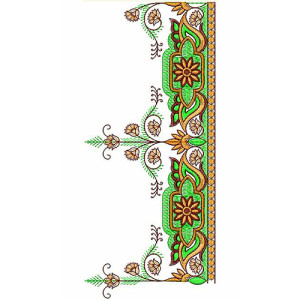 Wardrobe Bigborder Embroidery Design
