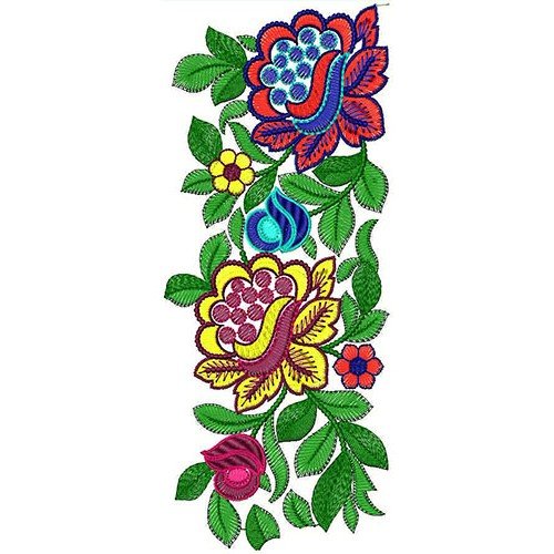 New Border Embroidery Design 18269