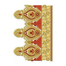 New Border Embroidery Design 18341