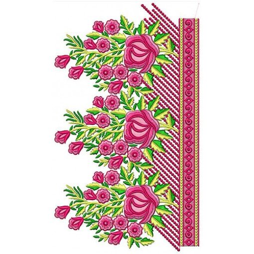 New Border Embroidery Design 18342