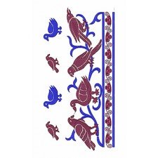 New Border Embroidery Design 18343