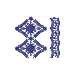 New Border Embroidery Design 18346