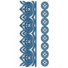 New Border Embroidery Design 18350