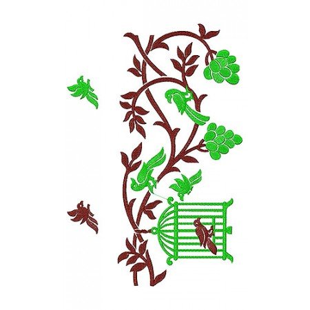 Border Embroidery Design 18469