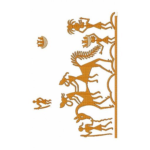 Border Embroidery Design 18470