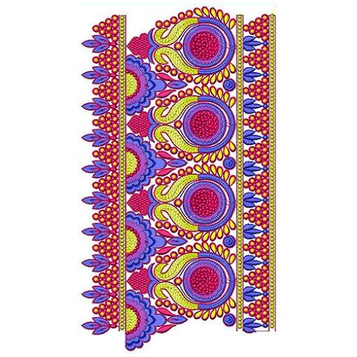 Border Embroidery Design 18471