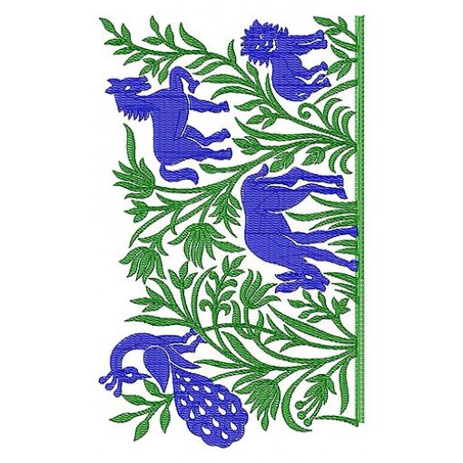 Border Embroidery Design 18474