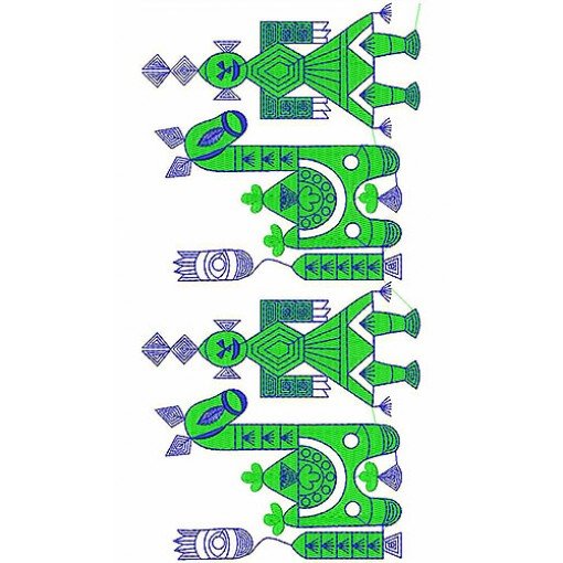 Border Embroidery Design 18475
