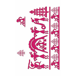 Border Embroidery Design 18476