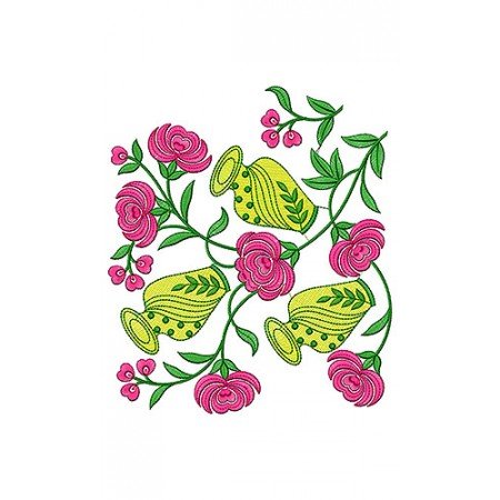 Border Embroidery Design 18478