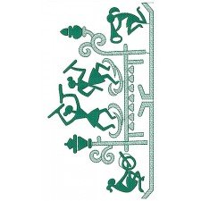 Border Embroidery Design 18531