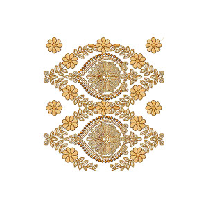 Border Embroidery Design 18612