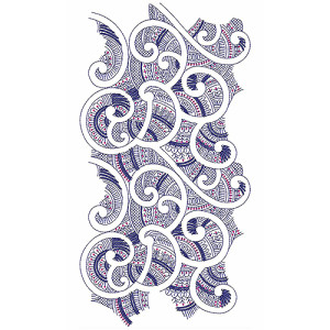Border Embroidery Design 18616