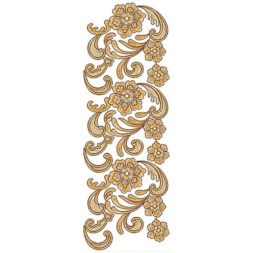 Border Embroidery Design 18617