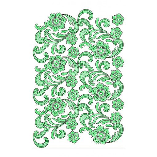Border Embroidery Design 18618