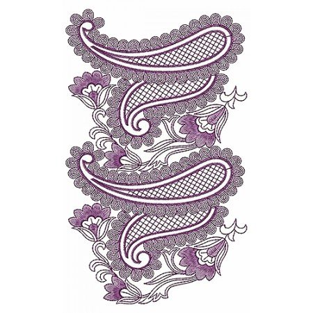 Border Embroidery Design 18624