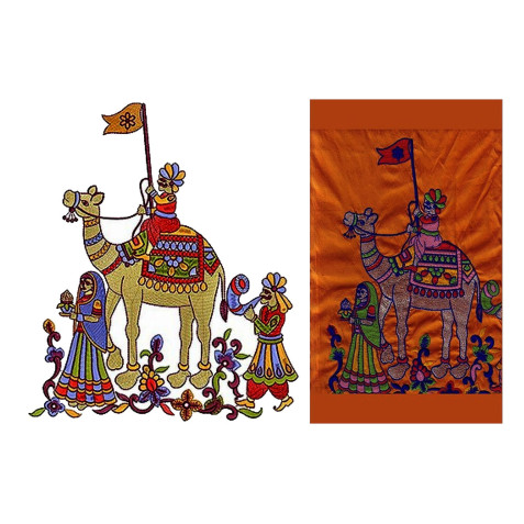 Border Embroidery Design 18752