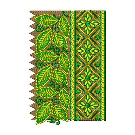 Border Embroidery Design 18795