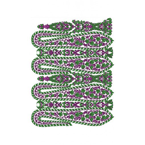 Border Embroidery Design 18798