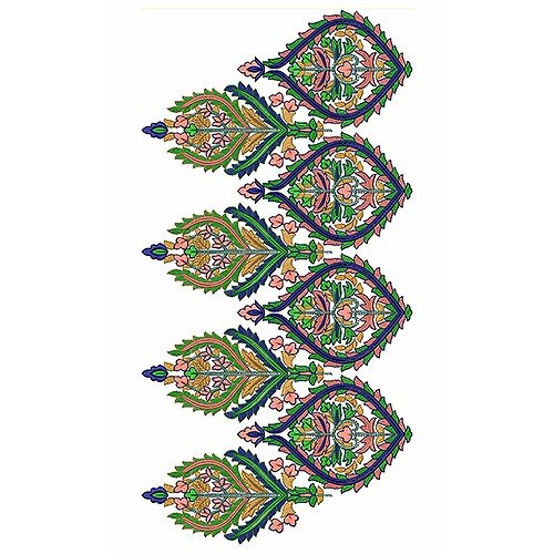 Border Embroidery Design 18799