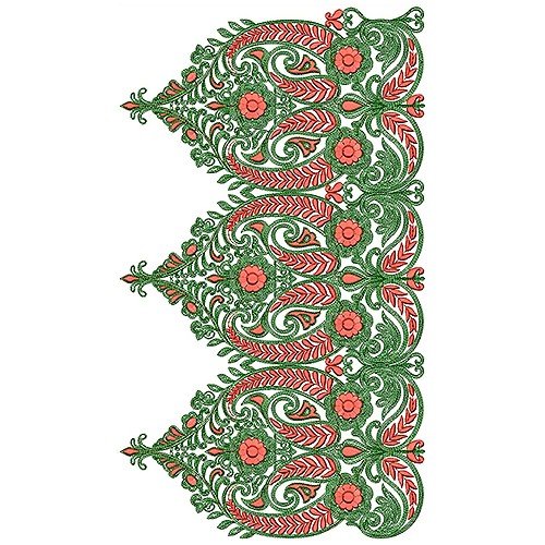 Border Embroidery Design 18846