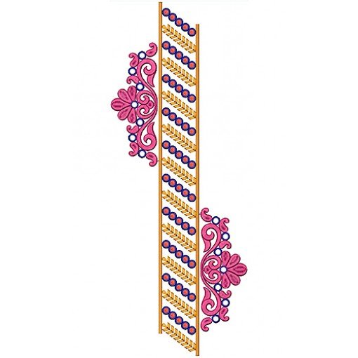 Border Embroidery Design 18848