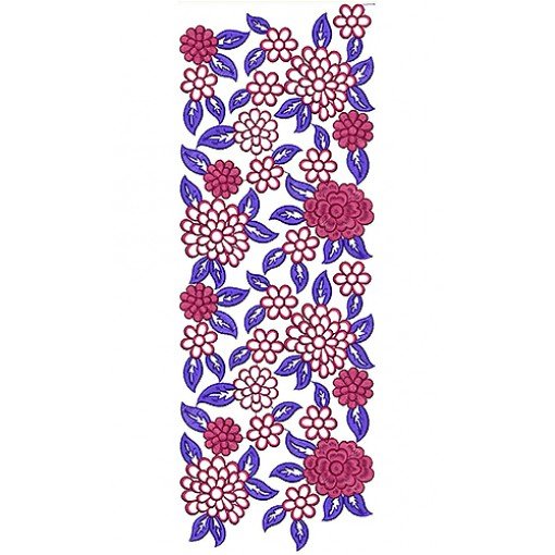 Border Embroidery Design 18849