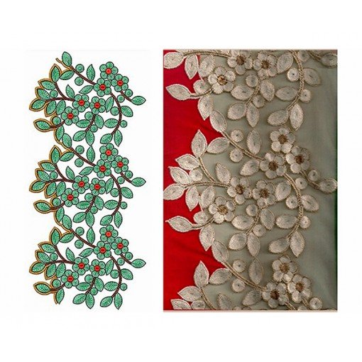 Border Embroidery Design 18941
