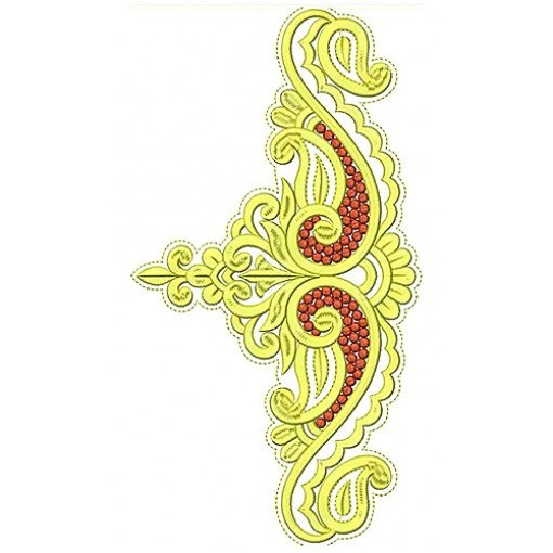 Border Embroidery Design 18942