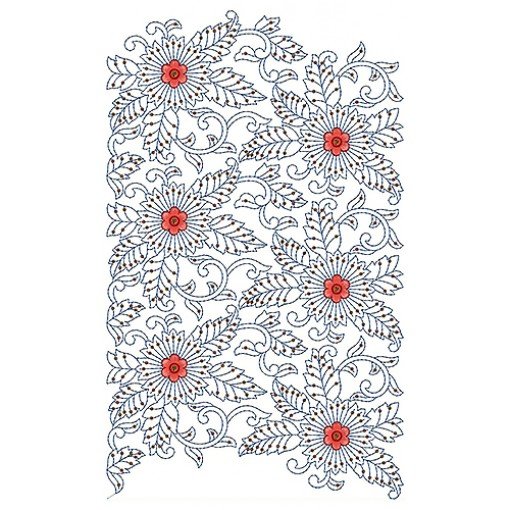 Border Embroidery Design 18943