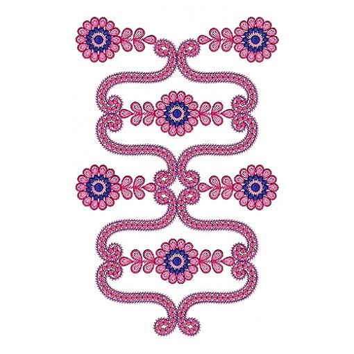 Border Embroidery Design 19118
