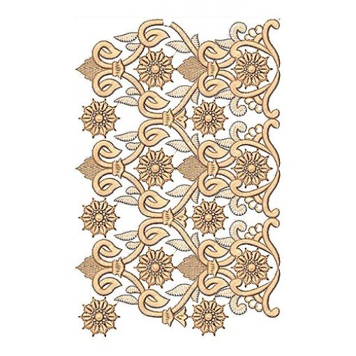 Border Embroidery Design 19121