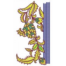 Border Embroidery Design 19124