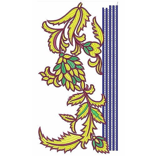 Border Embroidery Design 19124